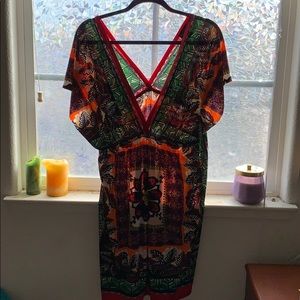 Colorful Midi Dress